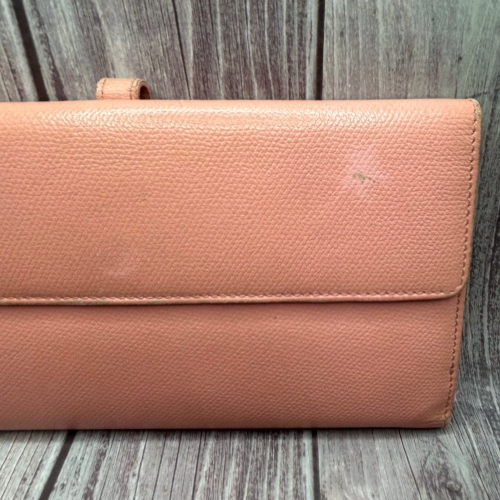 CHANEL Ballet Pink Leather Long Bifold Wallet - Picture 13 of 16